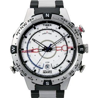   Compass Stainless Steel Case and Bracelet Watch Watches 