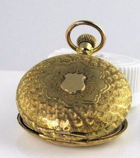 14k Gold Waltham Pocket Watch Jewelry 