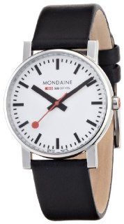 Mondaine Mens A658.30300.11SBB Quartz Evo Leather Band Watch Watches 