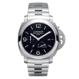 Panerai Luminor 1953 Black Dial GMT Automatic Stainless Steel Mens 