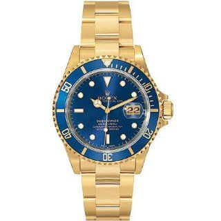 Rolex Submariner Champagne Diamond Dial Oyster Bracelet 1k Yellow Gold 
