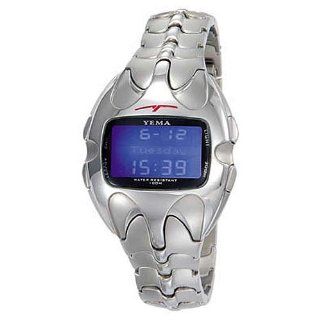 YEMA by Seiko of France Mens RALLYGRAF All Stainless Steel Digital 