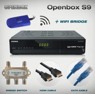 Openbox S9 Receiver HD High Definition HDMI Free to Air Satellite DVB 