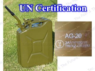 ALL New Green Nato Jerry Can / Fuel Gas Tank Comes w/ Spout
