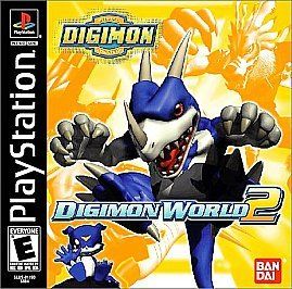 Digimon World 2 Sony PlayStation 1 PS1 PSone PS2 PS3 great fun game