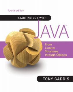   Structures Through Objects by Tony Gaddis 2009, Paperback