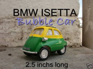 38 scale DIE CAST BMW ISETTA BUBBLE CAR COLOUR 2 NEW