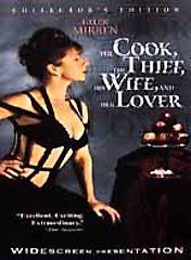 The Cook, the Thief, His Wife, and Her Lover DVD, 2001