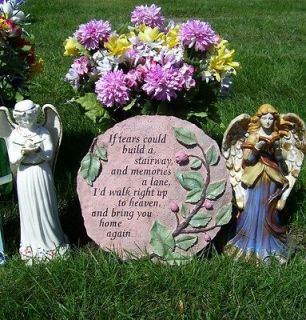   Tears Could Build a Stairway Stepping Stone Garden Decor Wall Plaque