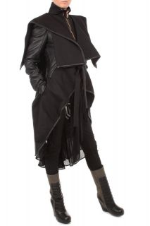 Gareth Pugh NEW Woman TRIANGLE INS. Jacket PG 6714/LUN col. Black Made 