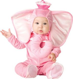 Lil Characters Unisex baby Newborn Pink Elephant Costume 