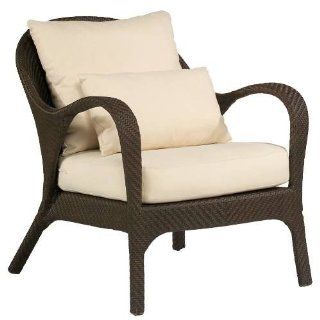 White Craft S533011A 003 Bali Lounge Chair in Coffee 