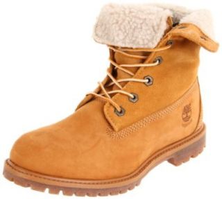 TIMBERLAND FLEECE WOMENS BOOTS IN WHEAT COLOUR MODEL 21689  