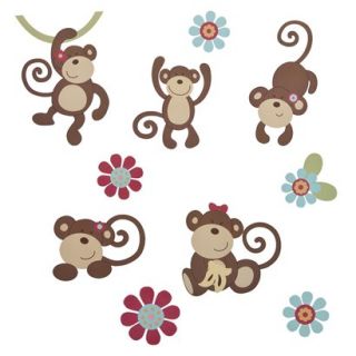 CoCo & Company Wall Decals   Melanie the Monkey product details page