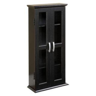 Wood DVD Tower   Black (41) product details page