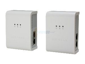    NETGEAR XEB1004 100NAS 4 port Powerline 85 Mbps Adapter 