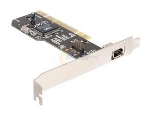 SYBA IEEE 1394a FireWire PCI Card with Internal 9 pin Header Model SD 