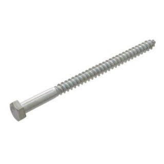 Crown Bolt 1/4 in. x 1 1/4 in. Zinc Plated Hex Head Lag Screw (100 