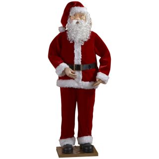 Ver Holiday Living Christmas Plastic Musical Animated Santa at Lowes 
