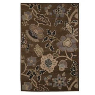Shop Orian Rugs 98 x 13 Chocolate Stokely Area Rug at Lowes