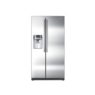 Shop Samsung 25.6 cu ft Side by Side Refrigerator (Stainless Steel 