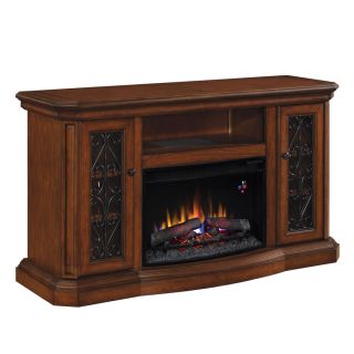 Shop allen + roth 60 in Antique Verde Electric Fireplace at Lowes