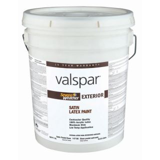 Shop Valspar 5 Gallon Exterior Satin Pastel Paint at Lowes