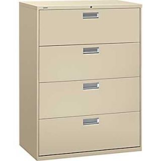 HON® Brigade™ 600 Series Lateral File Cabinet, 42 Wide, 4 Drawer 