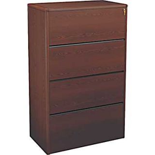 HON® 10700 Series Wood Lateral File Cabinet, 36 Wide, 4 Drawer 