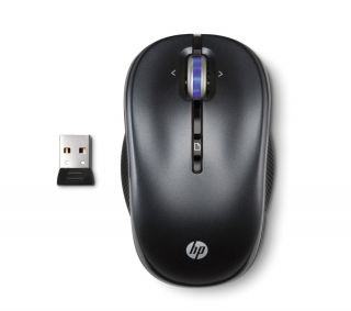 HP 2.4GHz Wireless Optical Mobile Mouse   Charcoal  Pixmania UK