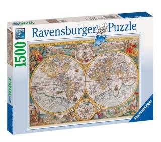 RAVENSBURGER Puzzle 1500p Mappamondo storico 1594  Pixmania Italia