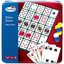 Pavilion Games Poker Keeno Set in Tin   Toys R Us   