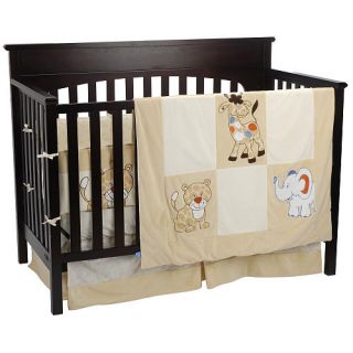 Living Textiles Baby Zooluland 4 Piece Crib Bedding Set