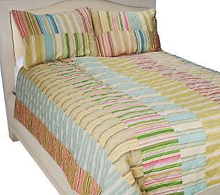 Cabana Stripe Quilt and Sham Set — 