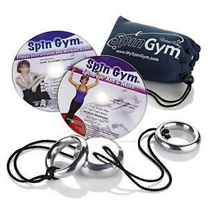 Forbes Riley Silver SpinGym Upper Body Shaper with 2 Workout DVDs at 