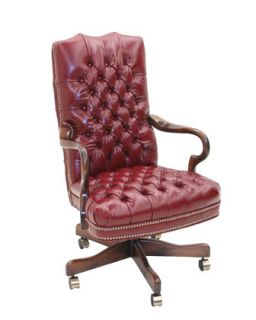 Old Hickory Tannery Red River Office Chair   The Horchow Collection