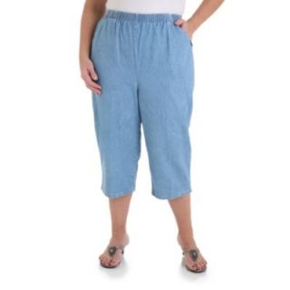 Chic Women S Twill Capris Blue Fusion from Kmart 