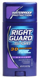 Right Guard Sport Invisible Solid Active    2.6 oz   Vitacost 