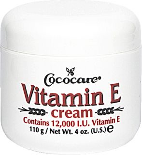 Cococare Vitamin E Cream    12000 IU   4 oz   Vitacost 