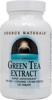 Source Naturals Green Tea Extract    500 mg   120 Tablets   Vitacost 