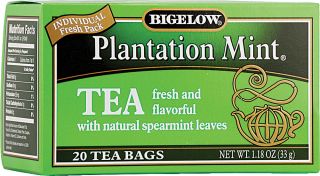 Bigelow Tea Plantation Mint® Tea    20 Tea Bags   Vitacost 