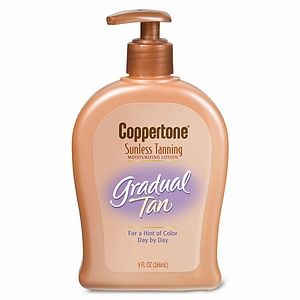 Buy Coppertone Sunless Tanning Gradual Tan Moisturizing Lotion & More 