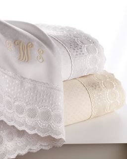 Sferra Lace Trimmed Sheets   The Horchow Collection