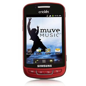 Samsung No Contract Android Smartphone with Unlimited Muve Music and 
