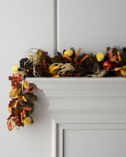 HARVEST GARLAND 6 LONG   The Horchow Collection