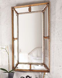 Beaded Mirror   The Horchow Collection