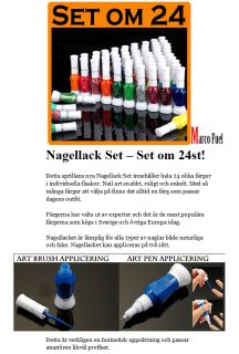 Nagellack Set – Set om 24st   24 olika Färger på Tradera 