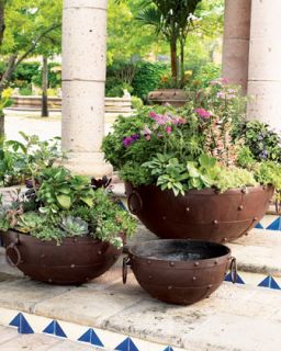 Basin Planters   The Horchow Collection