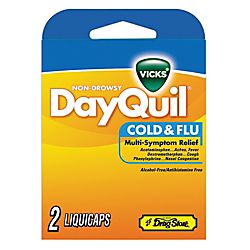 DayQuil Cold Flu Relief LiquiCaps 1 Dose by Office Depot