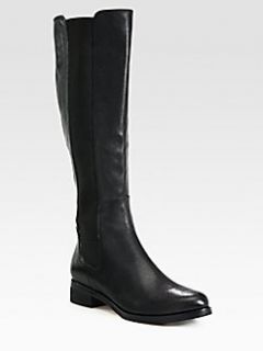 Cole Haan   Jodhpur Stretchy Leather Knee High Boots